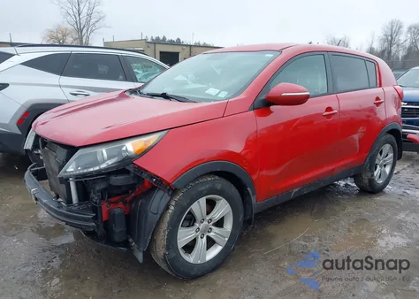 2013 Kia Sportage Lx from USA, damaged, VIN KNDPB3A27D7487172